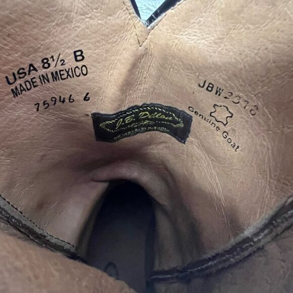 JB Dillon western boots size 8.5 - Picture 6 of 10